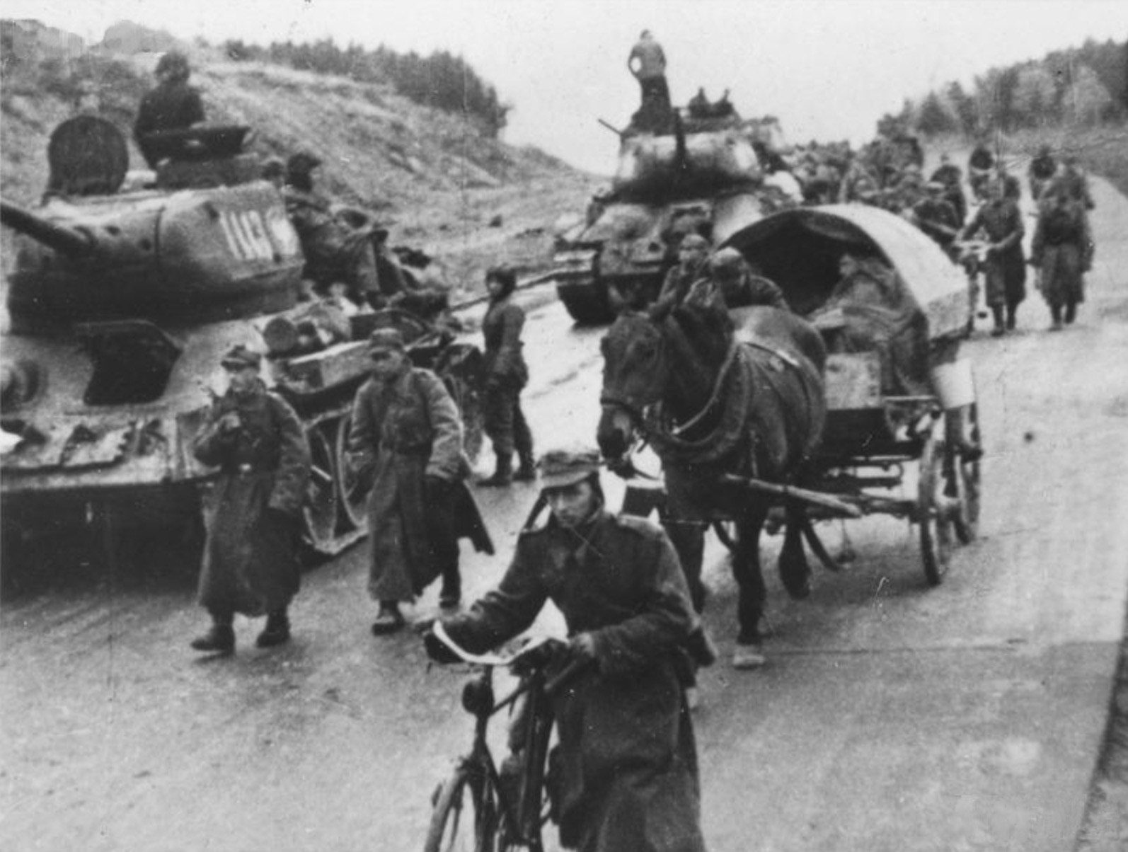 Polish Army on their way to Berlin. 